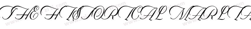 THE HISTORICAL MARLIANA字体转换